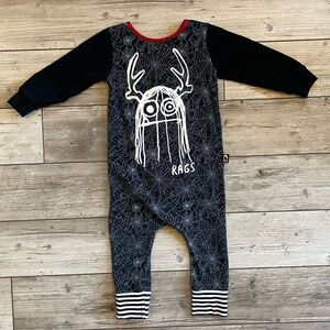 Rags | Spider Web Trinny Long Sleeve Romper | Size: 18-24 Months